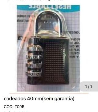 Cadeados 40mm