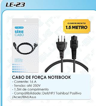 Cabo de força NOTEBOOK