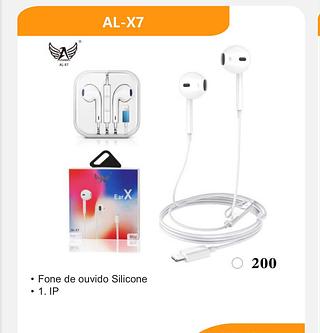 Fone com fio IOS bluetooth LTMEX