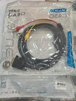 Cabo VGA com 3 RGA