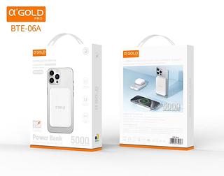 Power Bank sem fio 5000mAh a’GOLD