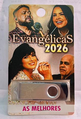 Pendrive Evangélicas 2026