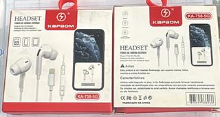 Fone com fio IOS bluetooth KAPBOM