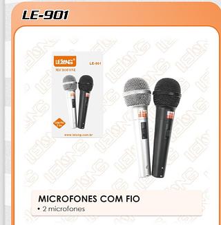 Microfones com fio
