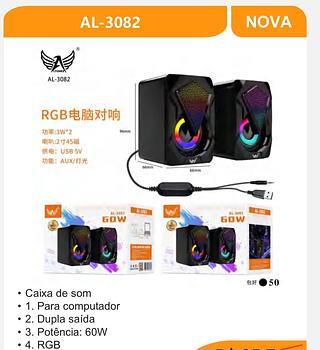 Caixa de som RGB LTOMEX