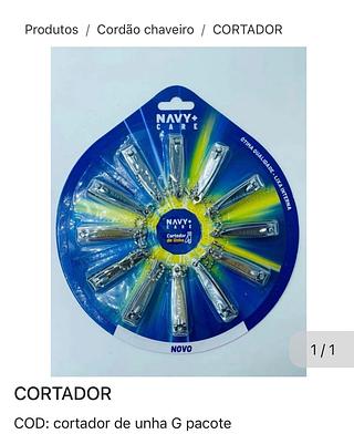 Cortador de unha pacote G