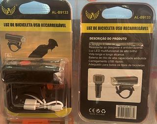 Luz de bicicleta USB recarregável