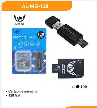Cartão de memória 128GB