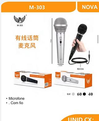 Microfone com fio