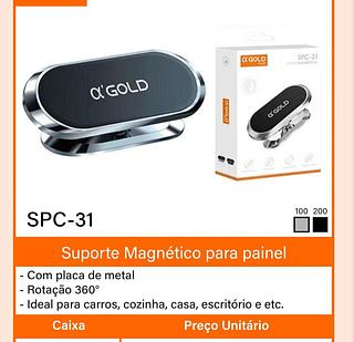 Suporte magnético para painel do carro a’GOLD
