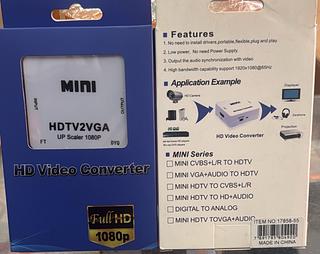 Adaptador HDTV para 2VGA