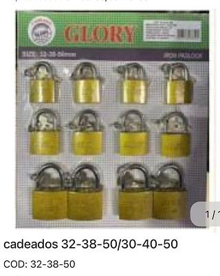 Cadeados 32-38-50/30-40-50