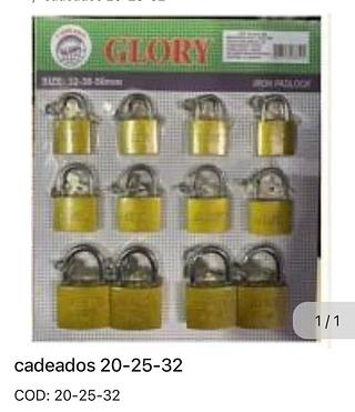 Cadeados 20-25-32