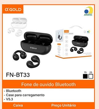 Fone Bluetooth a’GOLD