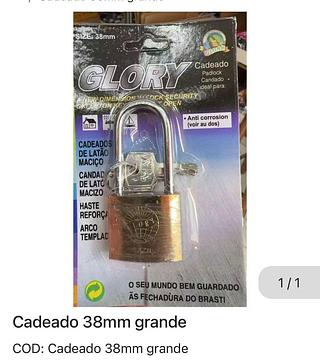 Cadeados 38mm Grande