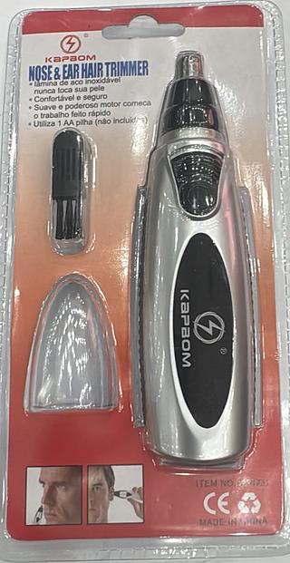 Aparador de pelos para nariz e orelhas(pilha)