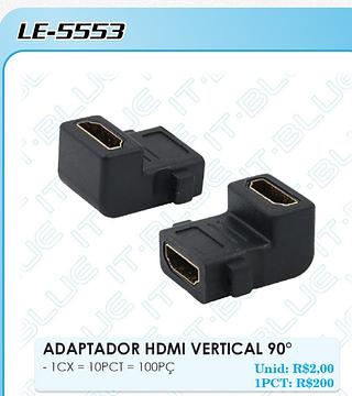 Adaptador HDMI Vertical 90 grau