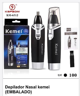 Aparador de pelos nasal Kemei(pilha)