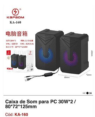 Caixa de som para PC 30W