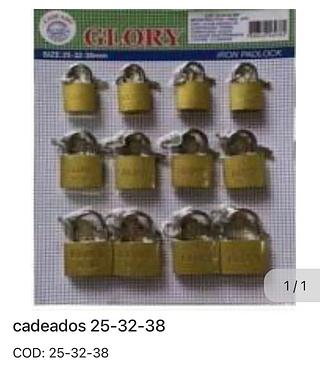Cadeados 25-32-38