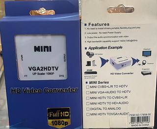Adaptador VGA para 2 HDTV