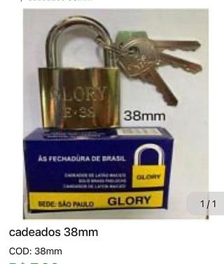 Cadeados 38mm