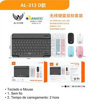 Kit Teclado e Mouse sem fio