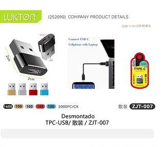 Adaptador USB para Tipo-c