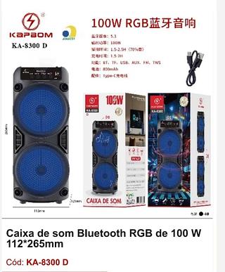 Caixa de Som RGB