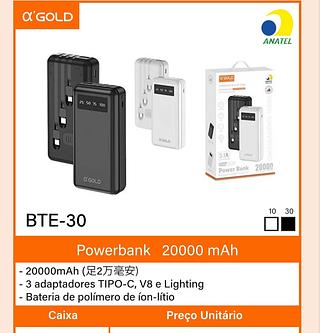 Power Bank 20000mAh a’GOLD