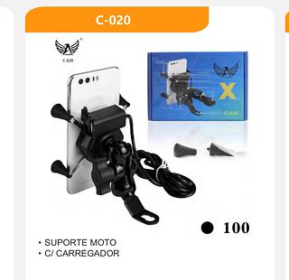 Suporte para moto c/carregador LTOMEX