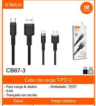 Cabo TIPO-C 5.0A a‘GOLD