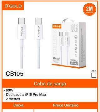 Cabo C-C 2m a‘GOLD