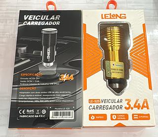Carregador veicular 3.4A Lelong