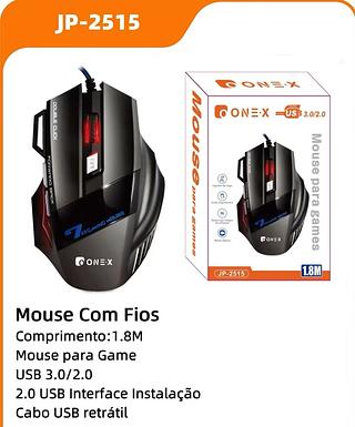Mouse gamer com fio