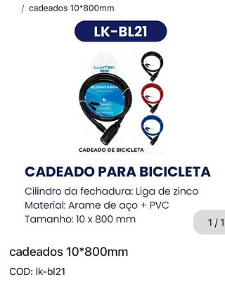 Cadeado para bicicleta