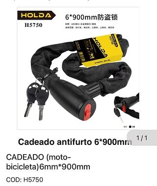 Cadeado antifurto