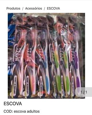 Escova de dente adulto