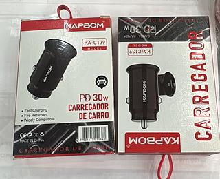 Carregador veicular 30W Kapbom