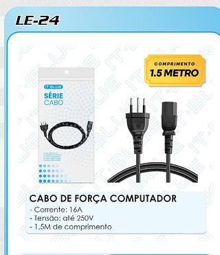 Cabo de força computador