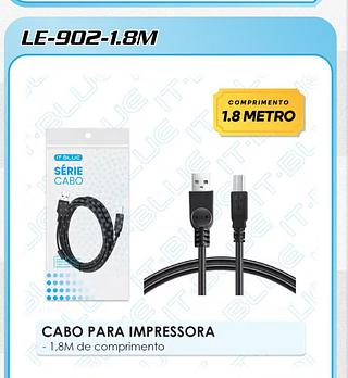 Cabo para impressora 1.8M