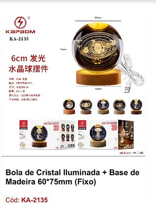 Bola de cristal iluminada