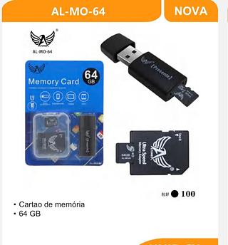 Cartão de memória 64GB