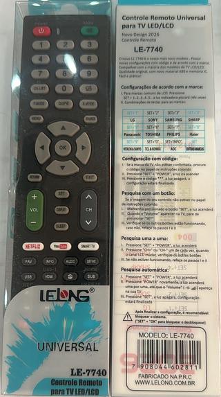 Controle remoto universal para TV