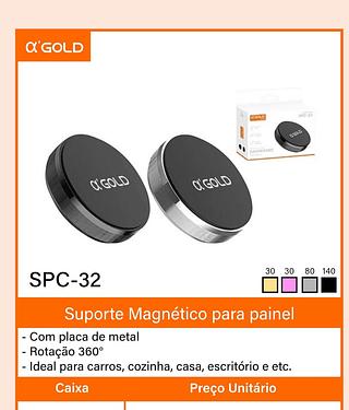Suporte magnético para painel do carro a‘GOLD