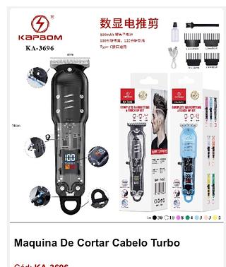 Máquina de cortar cabelo digital