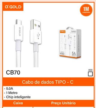 Cabo TIPO-C 5.0A a‘GOLD