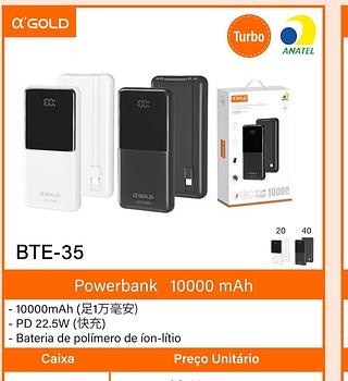 Power Bank 10000mAh a‘GOLD