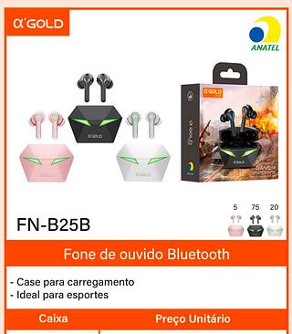 Fone Bluetooth a'GOLD