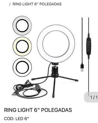 Ring Light 6“ polegadas